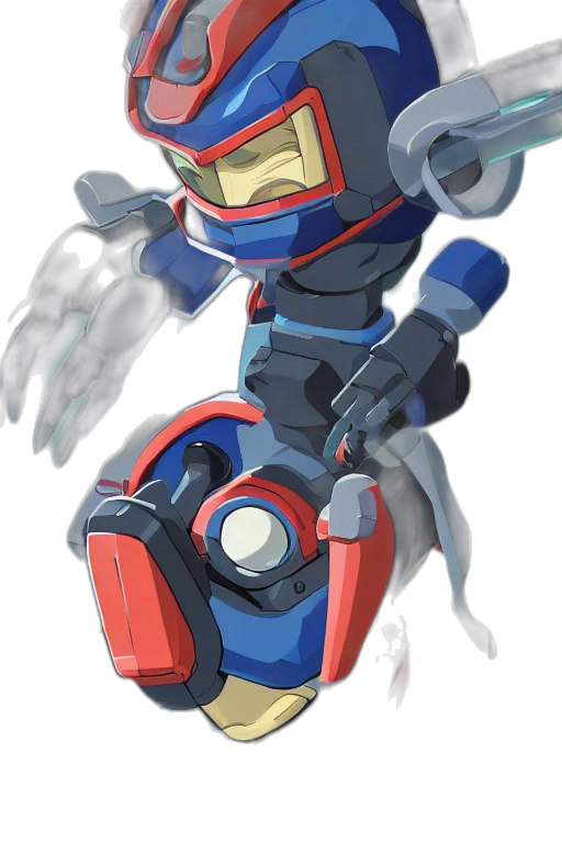 robot, weapon, concept art, pixel art transparent PNG cut-out