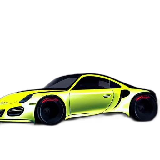 car, weapon, 3d render, concept art transparent PNG cut-out
