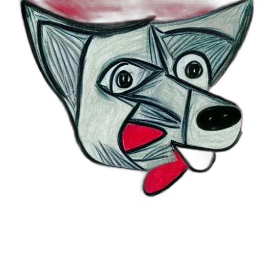 mask, face, animal, staff, watercolor, concept art, cartoon, photorealistic transparent PNG cut-out