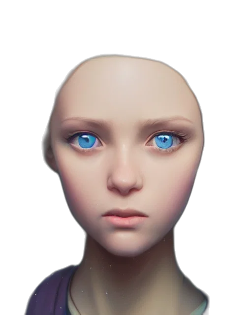 face, robot, mask, creature transparent PNG cut-out
