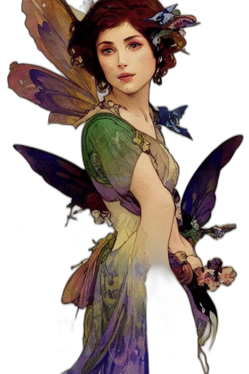 dress, jewelry, staff, dragon transparent PNG cut-out