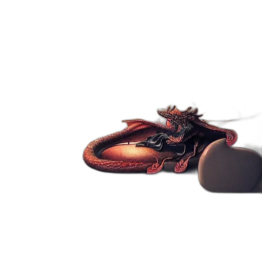 dragon, creature, animal, food, concept art, fantasy art, 3d render, watercolor transparent PNG cut-out
