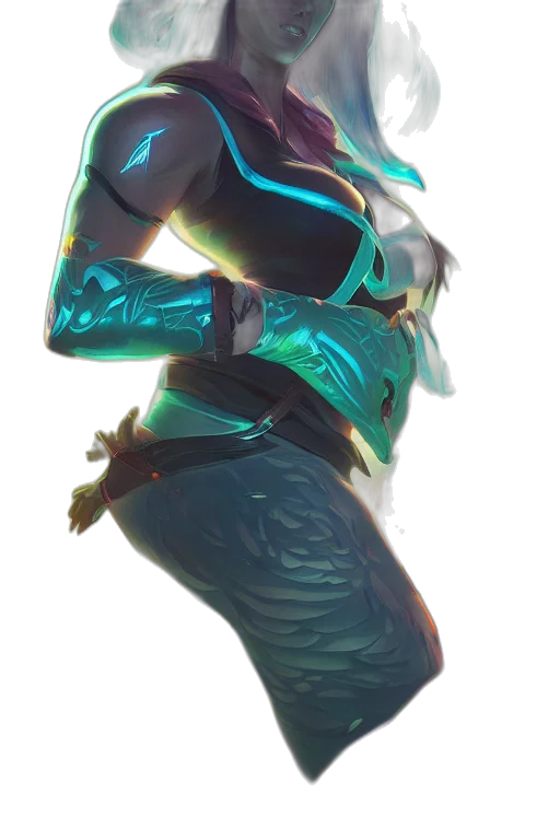staff, creature, weapon, robot, concept art, cyberpunk, vaporwave, fantasy art transparent PNG cut-out