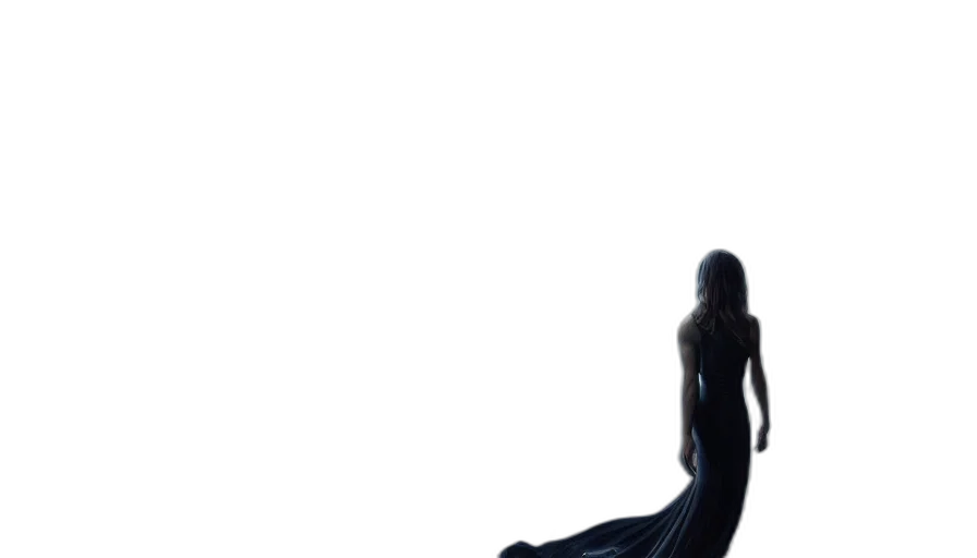 dress, jewelry, staff, hair, concept art, 3d render, photorealistic, pixel art transparent PNG cut-out