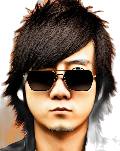 face, staff, photorealistic, cartoon transparent PNG cut-out
