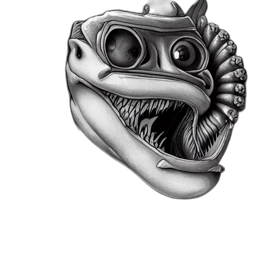 mask, dragon, jewelry, creature transparent PNG cut-out