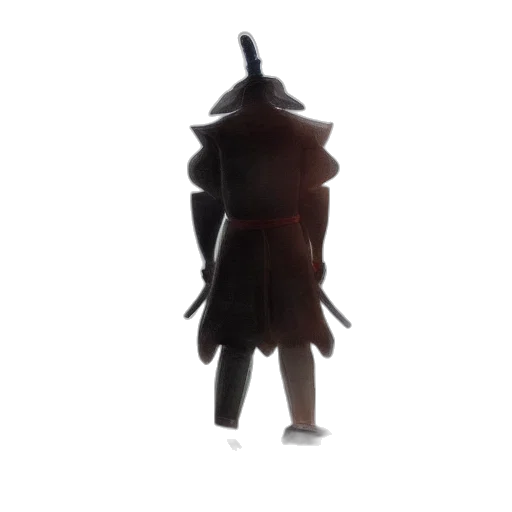 jacket, staff, hat, robot transparent PNG cut-out