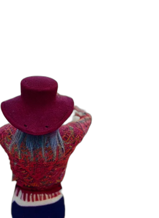 hat, dress, jacket, jewelry, 3d render, red, detailed, color transparent PNG cut-out