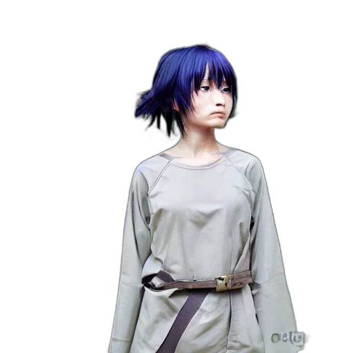 dress, jacket, sword, staff, anime, concept art, fantasy art, photorealistic transparent PNG cut-out