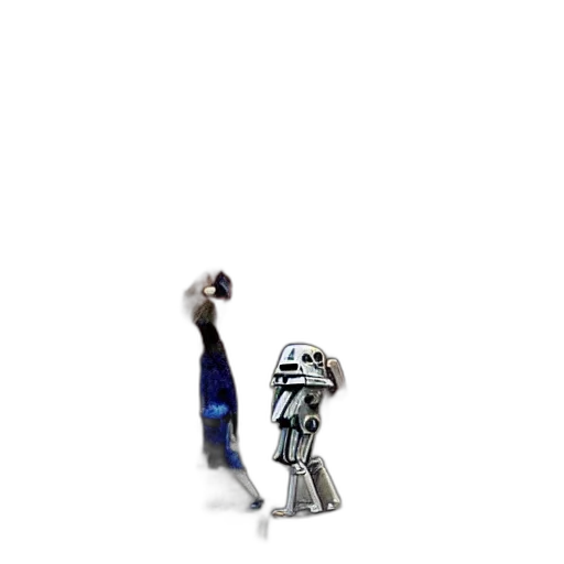 robot, staff, creature, animal transparent PNG cut-out