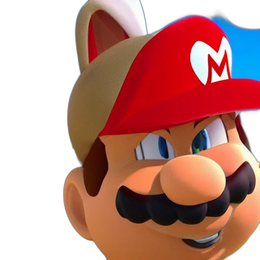 hat, face, mask, crown, 3d render, photorealistic, concept art, big transparent PNG cut-out