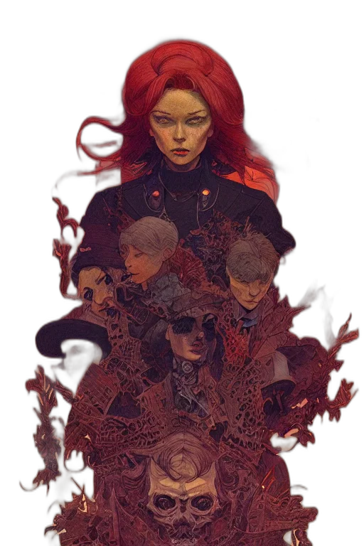 crown, jacket, concept art, fantasy art transparent PNG cut-out