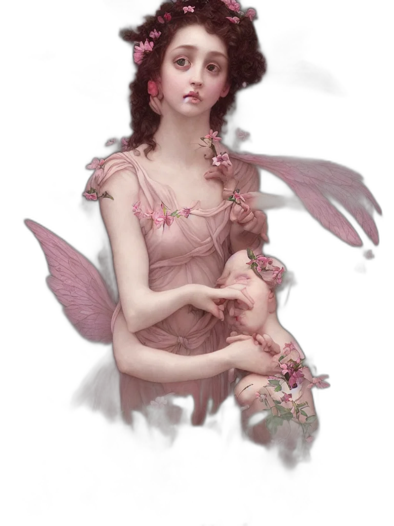 dress, creature, jewelry, fantasy art transparent PNG cut-out