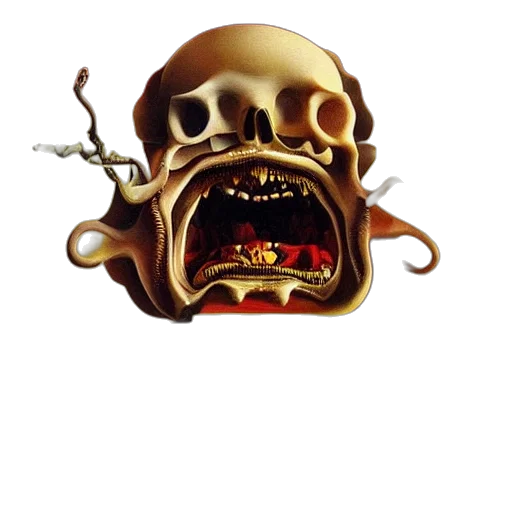 mask, crown, creature, face transparent PNG cut-out