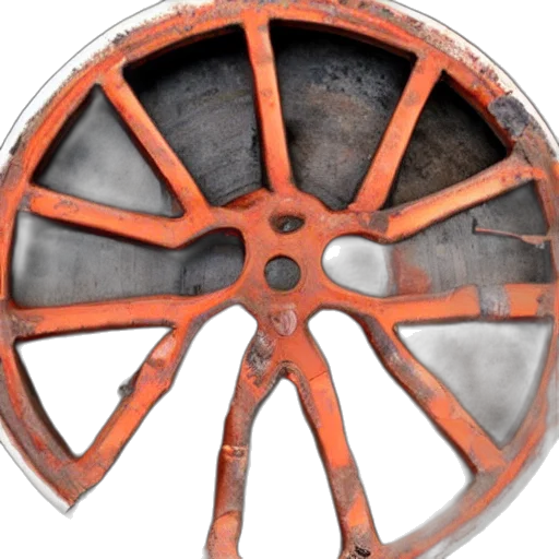 car, weapon, shoes, crown, rust, wheel transparent PNG cut-out