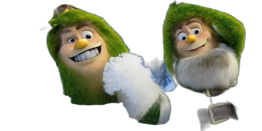 hair, creature, 3d render, concept art transparent PNG cut-out
