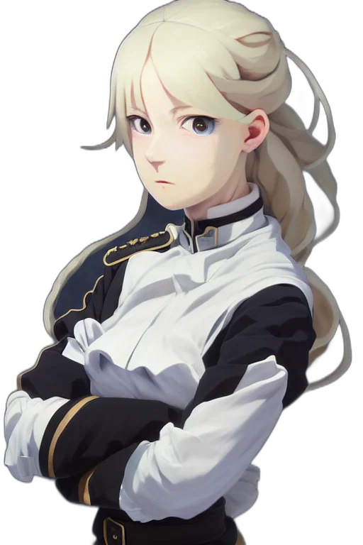 staff, crown, face, jacket transparent PNG cut-out