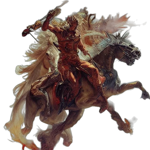 dragon, sword, concept art, fantasy art, photorealistic, oil painting, red, beautifull transparent PNG cut-out