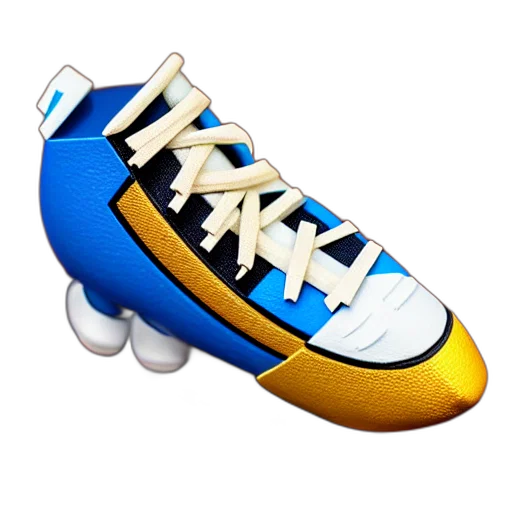 shoes, 3d render, concept art, photorealistic transparent PNG cut-out