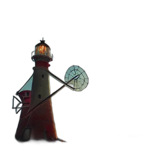staff, umbrella, weapon, robot transparent PNG cut-out