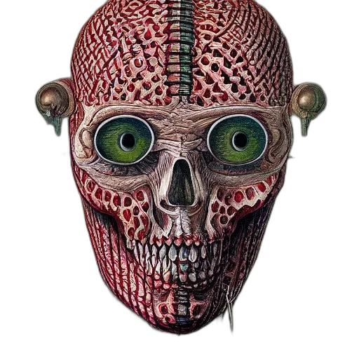 mask, face, creature, robot transparent PNG cut-out
