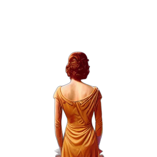 dress, crown, staff, jewelry transparent PNG cut-out