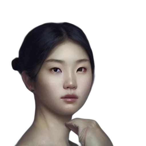 face, mask, dress, jewelry, photorealistic, 3d render, concept art, oil painting transparent PNG cut-out
