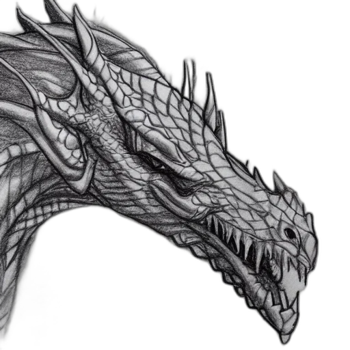 dragon, crown, weapon, creature transparent PNG cut-out