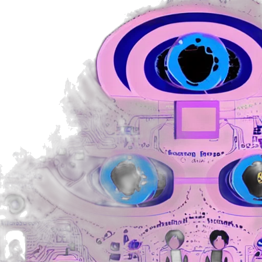 robot, mask, face, cyberpunk transparent PNG cut-out