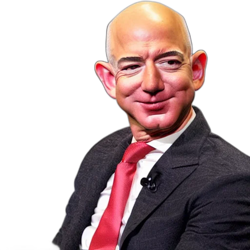 robot, face, mask, staff, photorealistic, cartoon, bezos, really transparent PNG cut-out