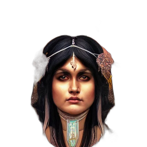 face, crown, jewelry, mask transparent PNG cut-out