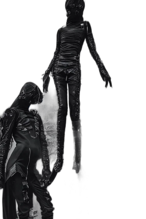 creature, dress, robot, hair transparent PNG cut-out