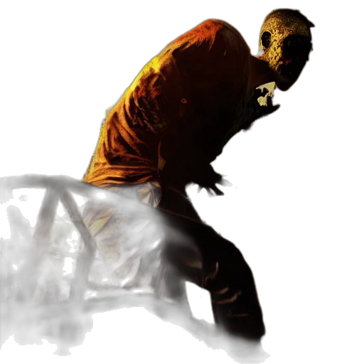 creature, mask, animal, staff, concept art, photorealistic, 3d render, fantasy art transparent PNG cut-out