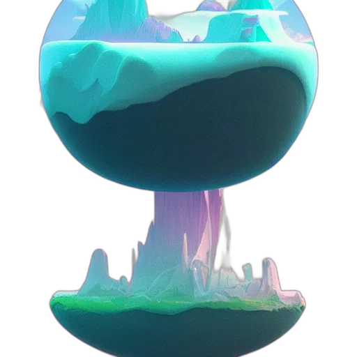 bottle, crown, sword, creature transparent PNG cut-out