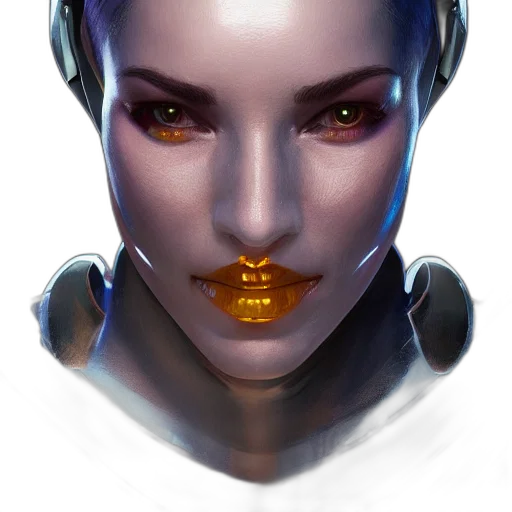 robot, face, jewelry, mask transparent PNG cut-out