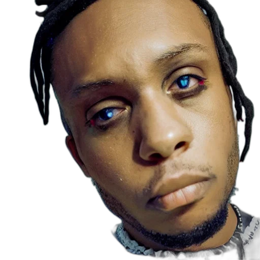 face, mask, photorealistic, cartoon, watercolor, concept art, blue, soundcloud transparent PNG cut-out