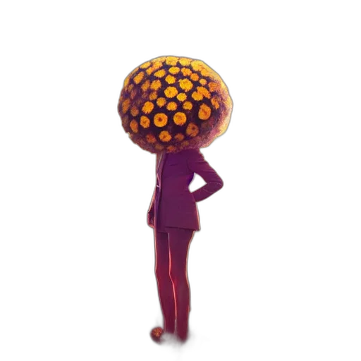 umbrella, staff, hat, crown, 3d render, concept art, pixel art, fantasy art transparent PNG cut-out