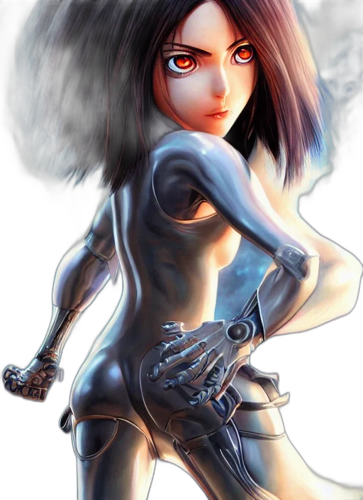 robot, fantasy art, concept art, comic book art transparent PNG cut-out