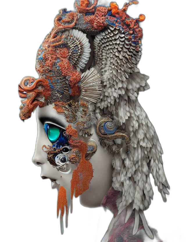 mask, jewelry, face, crown transparent PNG cut-out