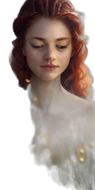 face, jewelry, crown, staff, fantasy art, photorealistic, concept art, oil painting transparent PNG cut-out