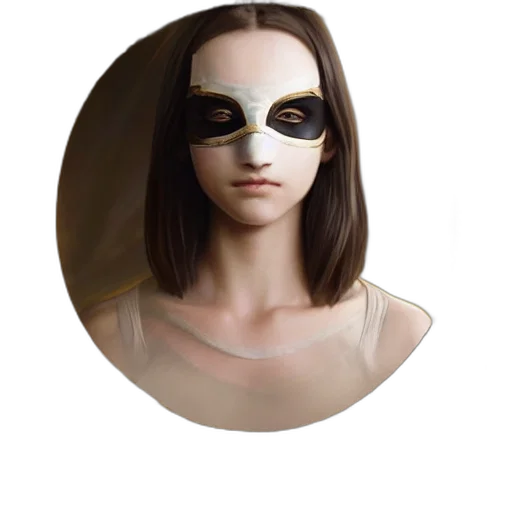 mask, face, jewelry, robot transparent PNG cut-out