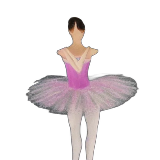 dress, watercolor, photorealistic, concept art, 3d render, pastel, ballerina, vargas transparent PNG cut-out