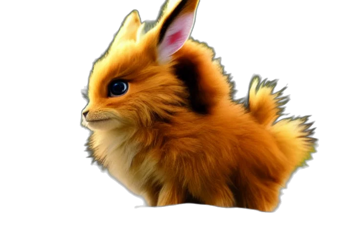 animal, dragon, creature, hair, photorealistic, 3d render, concept art, fantasy art transparent PNG cut-out