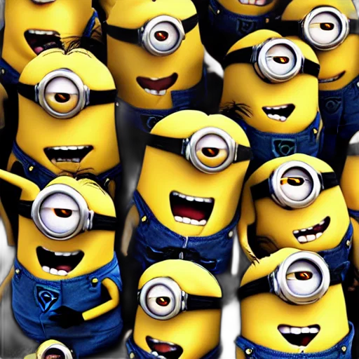 3d render, gru, minions transparent PNG cut-out