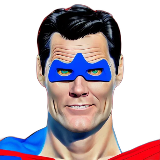 face, mask, comic book art, 3d render, photorealistic, cartoon, hyper, realistic transparent PNG cut-out