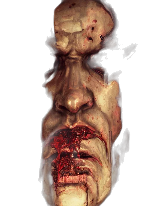mask, face, creature, staff transparent PNG cut-out