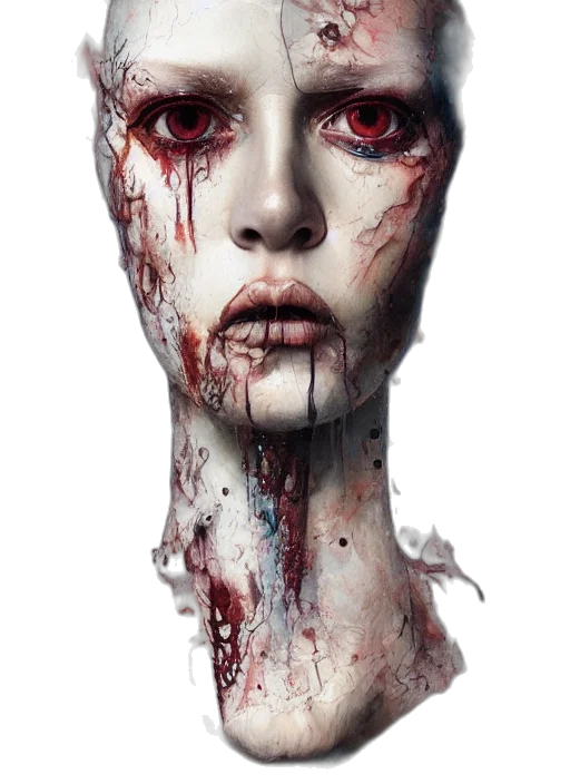 face, mask, creature, dress transparent PNG cut-out