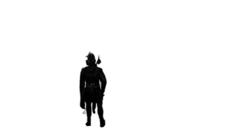 dragon, mask, staff, sword, concept art, pixel art, comic book art, fantasy art transparent PNG cut-out