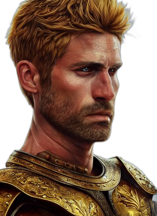 face, staff, crown, sword, fantasy art, photorealistic, concept art, comic book art transparent PNG cut-out