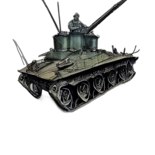 weapon, robot, car, crown, concept art, 3d render, photorealistic, watercolor transparent PNG cut-out